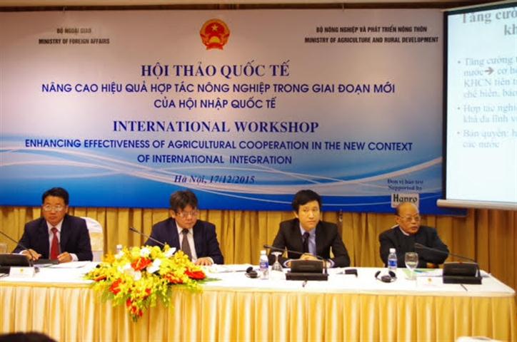 ກອງປະຊຸມກ່ຽວກັບການຍົກສູງການຮ່ວມມືດ້ານກະສິກຳຫວຽດນາມໃນໄລຍະໃໝ່